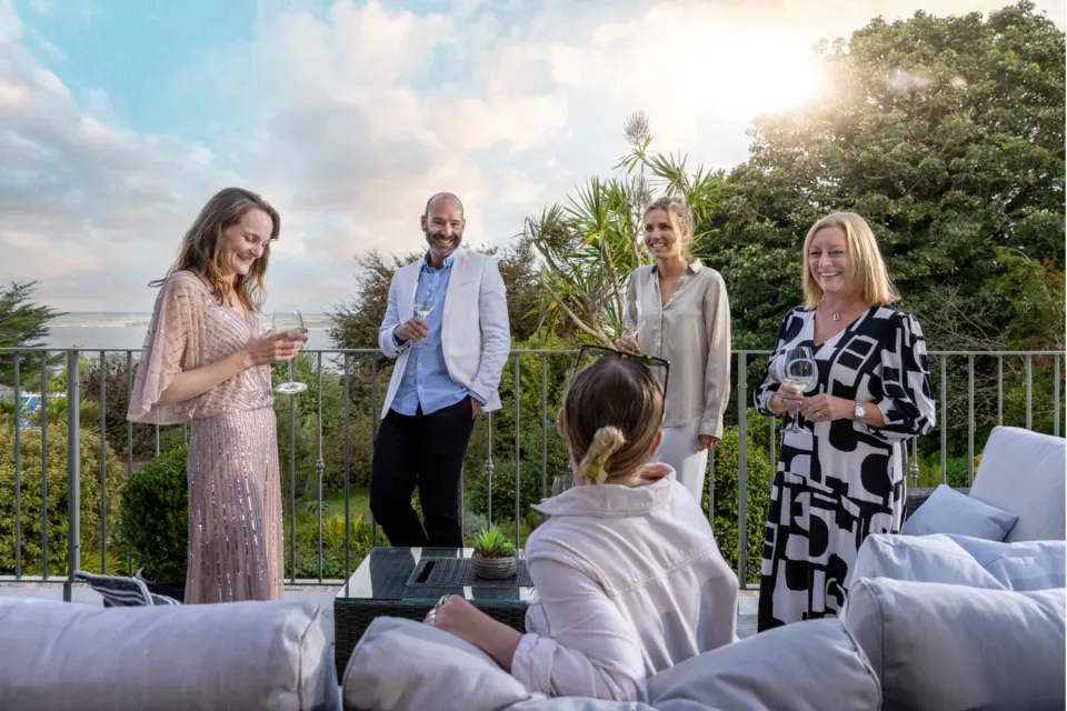 Image collections-extraordinary-gems-1780309888 for Friends celebrating at Somers Place, St Ives