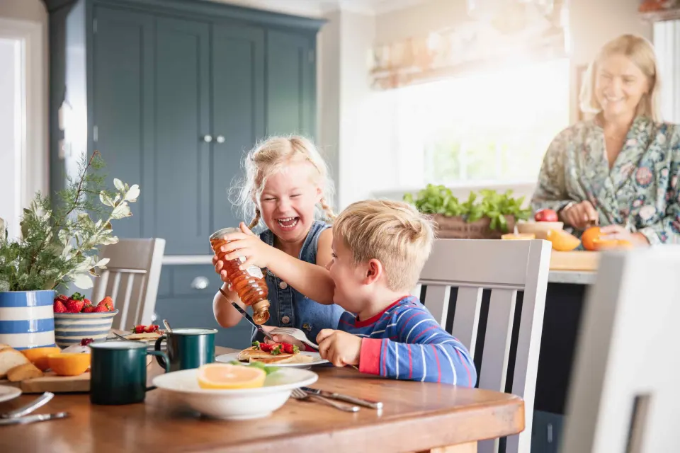 Image collections-family-homes-1780394951 for Family relaxing in the kitchen at Col Ros