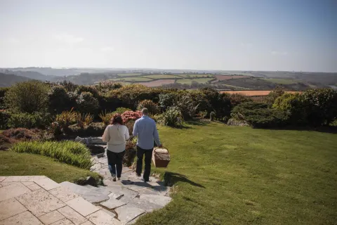 Image collections-rural-retreats-1780307477 for Couple in the garden at Alta, The Helford