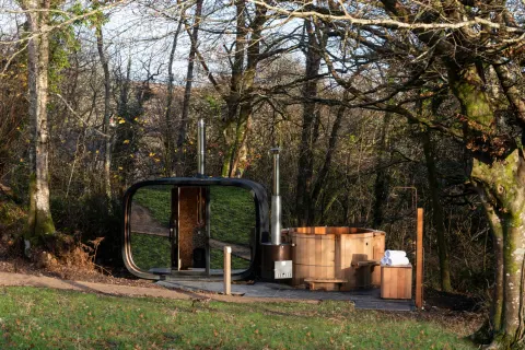 Image collections-wellbeing-escapes-1780315282 for Sauna and hot tub at Lykke, Lanhydrock