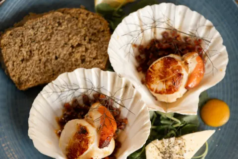 Image destination-luxury-selfcatering-holidays-in-st-ives-1762789206 for Cornish scallops