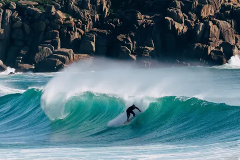 Image destinations-west-cornwall-porthcurno-st-buryan-1762775105 for Surfing at Porthcurno