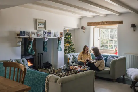 Image homepage-1760538472 for Two family members enjoying a Christmas break in a Cornwall cottage