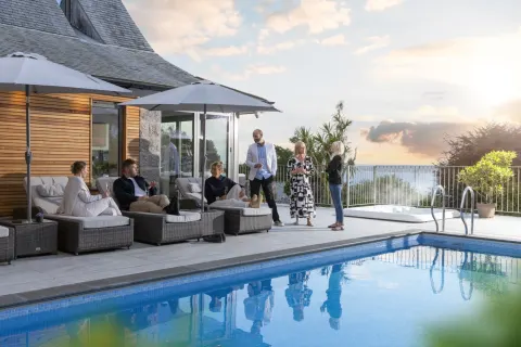 Image homepage-1767974358 for Two family members enjoying a Christmas break in a Cornwall cottage