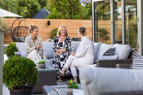 Image june-holidays-cornwall-1788520745 for Friends laughing at Somers Place