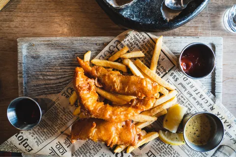 Image locations-north-cornwall-porthtowan-portreath-1778237420 for Fish and chips on the beach