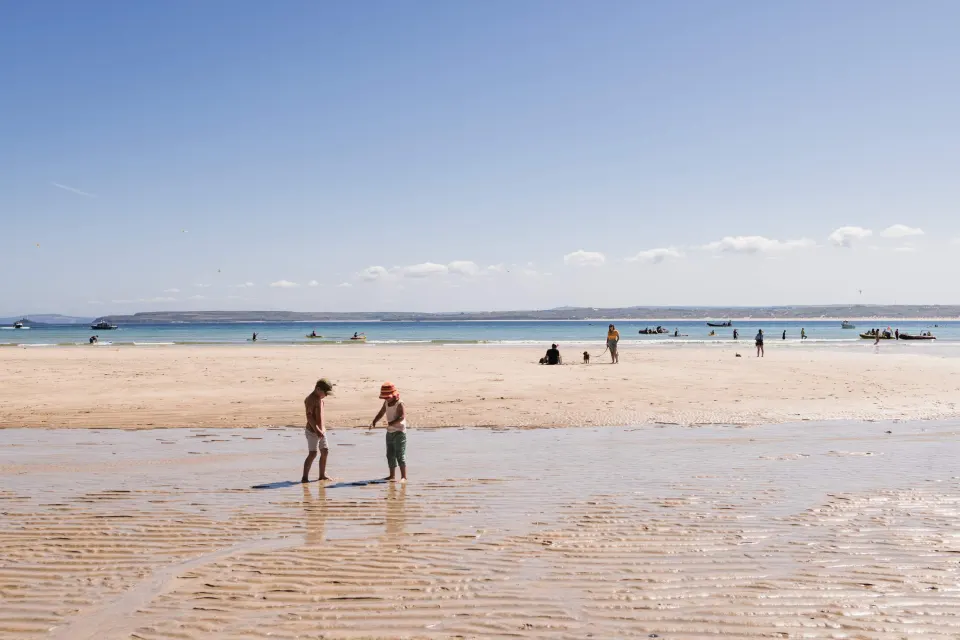 Image may-holidays-cornwall-1788513937 for Children playing on the beach