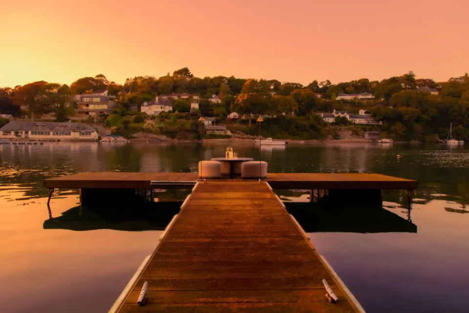 Image october-holidays-in-cornwall-1787843468 for Autumn sunset at Bosulla