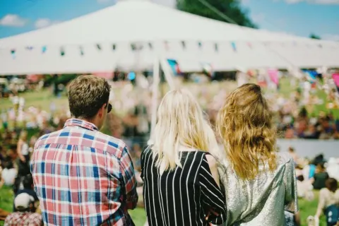 Image september-holidays-cornwall-1783512221 for Friends enjoying a festival in September