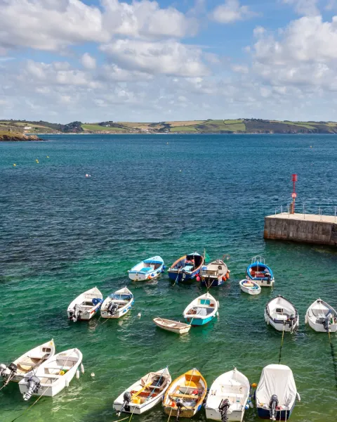 Image cornwalls-most-instagrammable-spots-1781176834 for An image of the harbour in Portscatho, Cornwall